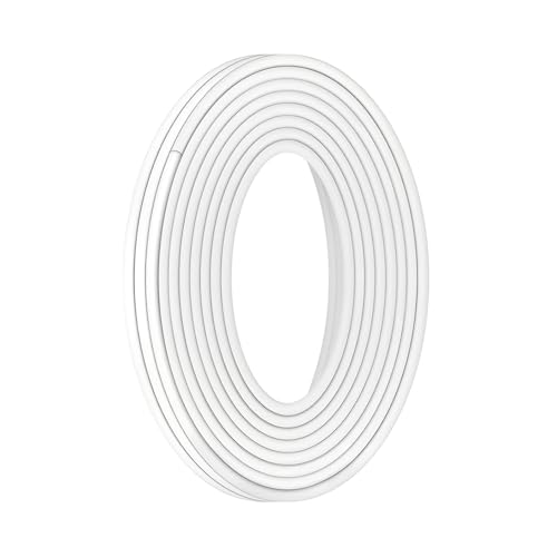 Qrity 3/8' Tubo de Agua, 2 Metros Manguera de Suministro de Agua, Tubería de Agua Flexible para Sistemas de Ósmosis Inversa, Refrigeradores