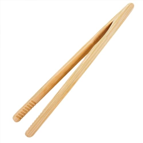 木製のグリルトングは握りやすく、滑りにくく、パンやフルーツパンをトーストするのに最適です。