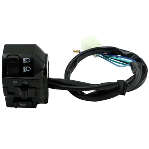 Commutateurs de guidon de moto 22mm avec interrupteur universel de phare et clignotant