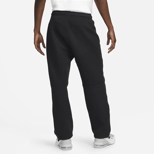 Nike Sportswear Tech Fleece Men's Open-Hem Sweatpants (Black/Black, FB8012-010) Size XX-Large2