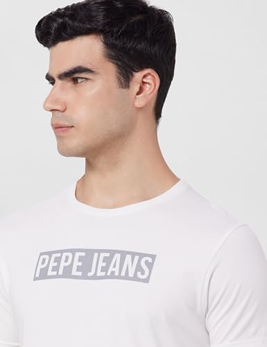 Image of Pepe Jeans Men T-Shirt|Cotton|Slim Fit