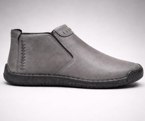 Image of Kraasa Men's Stylish Trendy Sneakers | High Tops Synthetic Side Zipper Casual Shoes | Ultra Soft Cushioned Insole | Airmix Sole Footwear