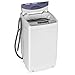 GOPLUS Waschmaschine Vollautomatisch, Waschvollautomat mit Schleudern mit 4,5 kg Fassungsvermögen 250-310W, Miniwaschmaschine Multifunktion Kompakt 50x50x85 cm, Waschmaschinenreiniger Weiß