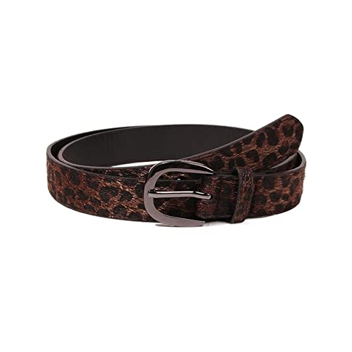 Fashion Leopard Simple Style Belts For Women All-Match Pin Buckle Women Jeans Belt