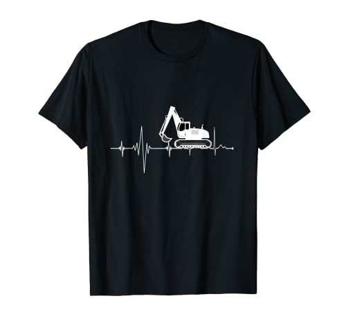 Zimmerer Baggermotiv Outfit Handwerker Maurer Dachdecker T-Shirt