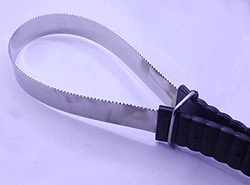 NRTFE Shedding Blade Horse Brush Scraper Stainless Steel Shed Blade for Dogs (one Loop)