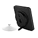 BALDR Digital Shower Clock with Timer - Black - Water-Resistant Shower Timer, Countdown Timer Clock with Temperature and Humidity, Digital Clock for Shower, Bathroom Clock, Alarm Clock Battery Powered