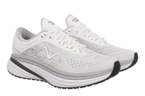 MBT M-3000 Lace Up Running Shoes in White for Men2