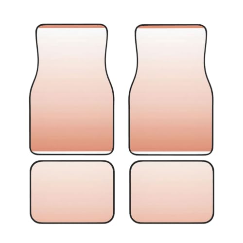 Alfombrillas de coche de neopreno antideslizante que evitan resbalones en tono rosa