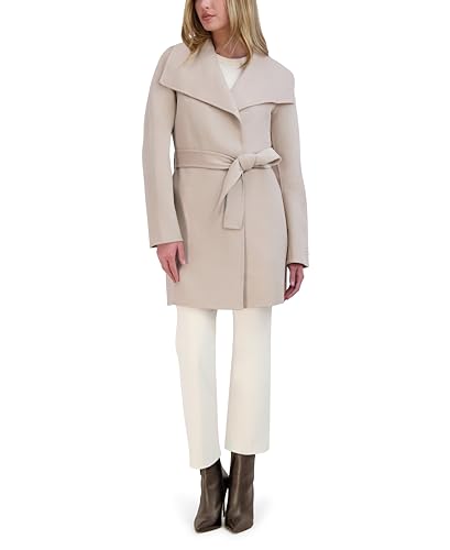 TAHARI Women's Peacoat Wool Blend Lapel Collar Trench Coat4