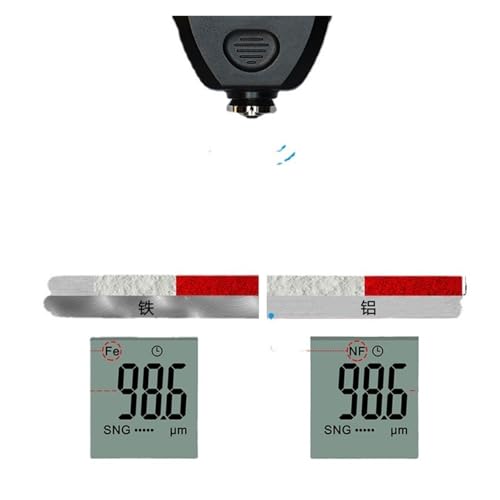 Medidor digital de grosor de pintura para autos miniatura 6