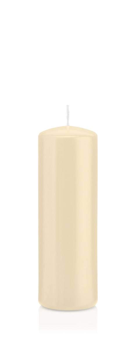 Bougie Votive / Bougie Cylindrique MAEVA, Rouge Foncé, 8cm, 4cm