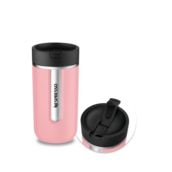 Nespresso Bubblegum Pink Travel Collection - Tazza media, 400 ml