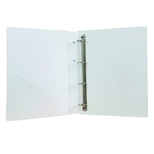 Fichário 4 Argolas - PP - 2 mm - Interior Branco Container Colors Pantone 1546 - Coral, Dermiwil