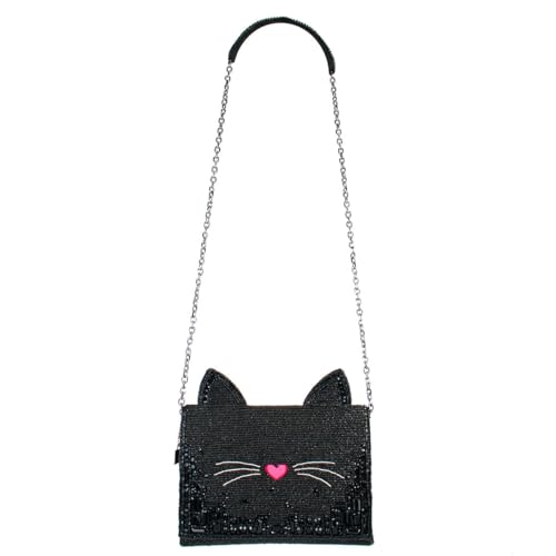 Mary Frances Kitty Couture Crossbody Handbag, Black2