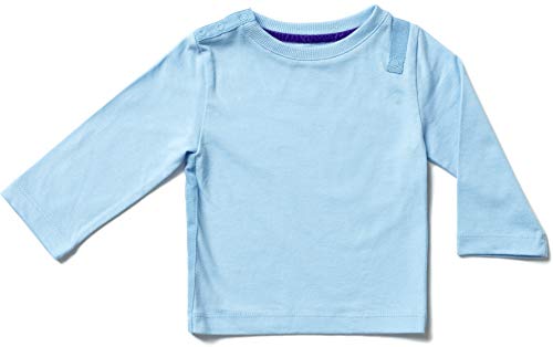 T-shirt manches longues bébé en 100% coton bio de qualité premium smoob loga