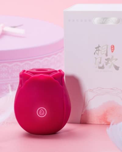 Sugador de Clitóris e Mamilo 10 Pulsações Midnight Rose S-Hande