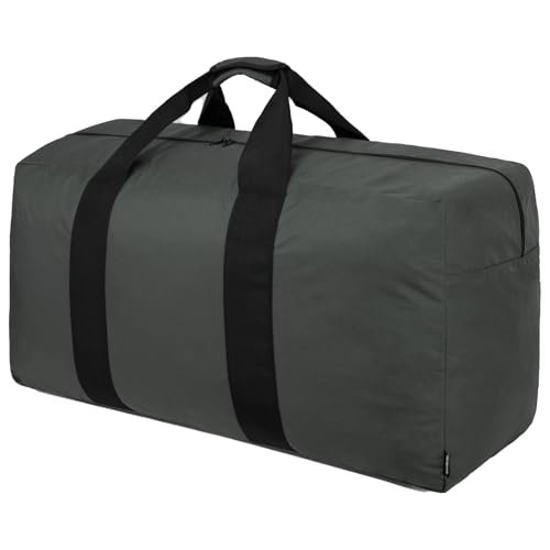 Vorspack 特大ダッフルバッグ 旅行用 - 100L/150L/200L ダッフルバッグ メンズ ギアバッグ キャンプ 一晩中収納, グレー, 100L