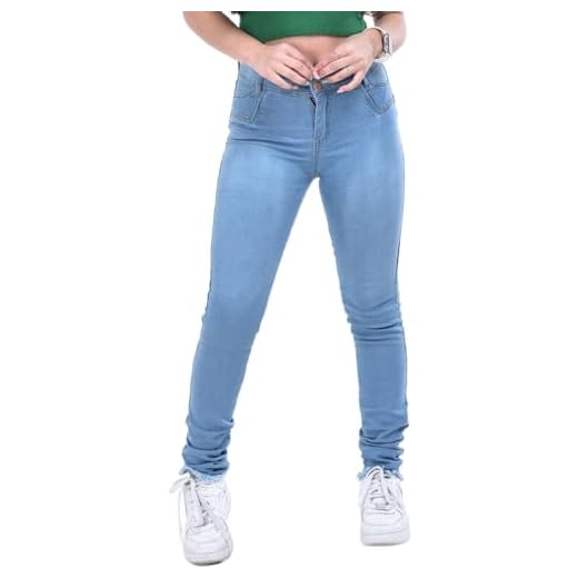 Calça Jeans Feminina Infantil Juvenil Princesinha para meninas 10 ao 16 (BR, Idade, 11 Anos, 12 Anos, JEANS ESCURO)