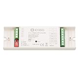 icasa - Controlador LED 4 en 1 RGB + CTT / RGBW / CTT / Dim - 5 x 4 A, 12 V - 24 V, compatible con Zigbee 3.0 Gateway