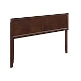 AFI, Sophia Adjustable Modern Queen Solid Wood Headboard, Walnut