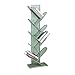 Organizzatore di Scaffali Indipendente Scaffale ad albero a 9 livelli di stoccaggio compatto rack metal griglia libreria verticale piccolo scaffale for lo studio del soggiorno ufficio
