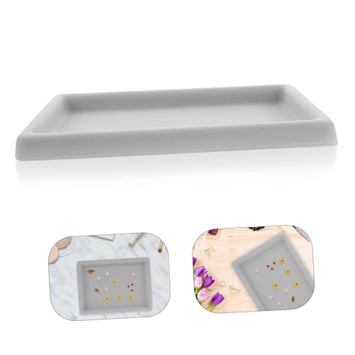 UKCOCO Plateau de Présentation à Bijoux en Plastique Tapis Velours, Organisateur de Tiroir à Bagues pour Rangement Facile et Gain de Place, pour Tiroir – vue 9