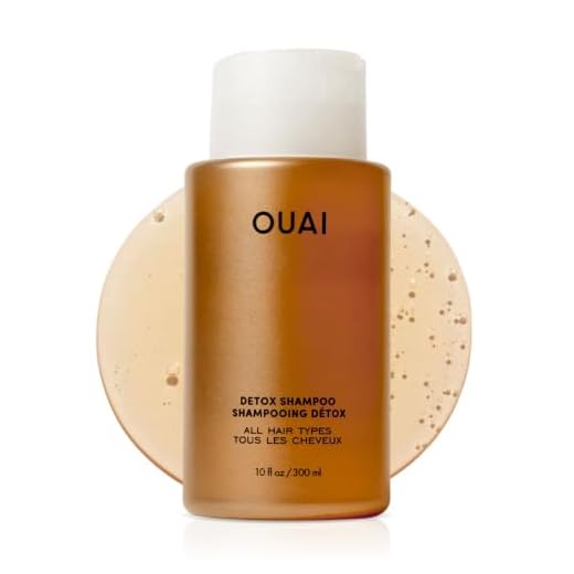 OUAI Detox Shampoo. Clarifying Cleanse for Dirt, Oil, Product and Hard Water Buildup. Get Back to Super Clean, Soft and Refreshed Locks. (10 oz)