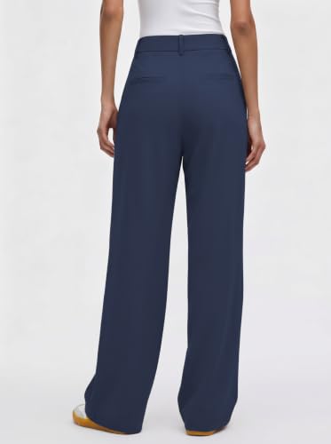 COKQU Wide Leg Pants for Women Dress Pants Work Pants Business Casual Pants — view 2