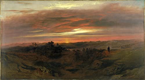 Affiche Toile Solitude John Martin portrait mural 60x90