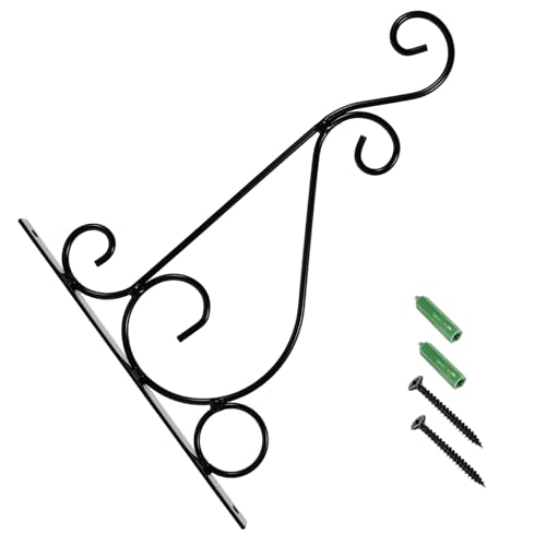 IWOWHERO Soporte De Pared para Plantas Colgantes En Gancho Decorativo para Jardín y Balcón Ideal para Macetas y Decoración De Pared
