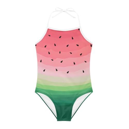 Image of ELEQIN Cartoon Animal Cute Girls One Piece Swimsuit Adjustable Swimwear for 3Y-10Y