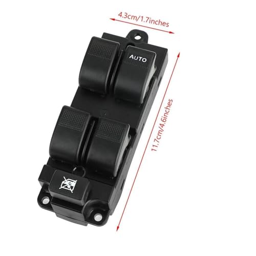 Interrupteur de lève-vitre commande conducteurs Mazda BT-50 bloc robuste 2006-2012
