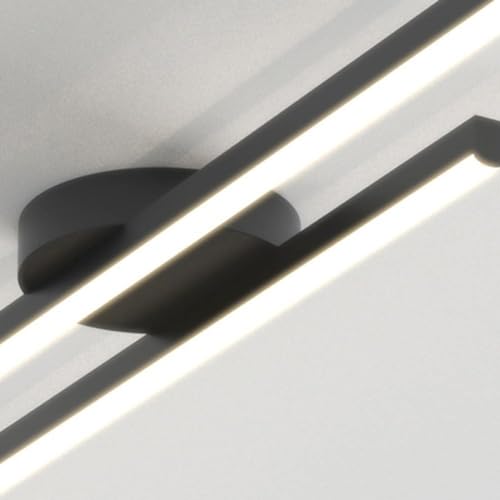 Plafonnier linéaire moderne contre la fatigue visuelle éclairage variable 120cm