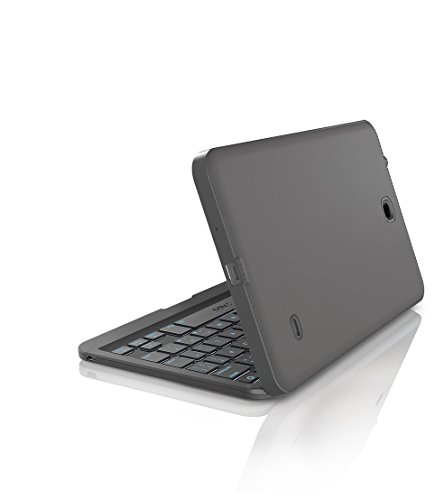 ZAGG Folio Case for Samsung Galaxy Tab 4 8-Inch with Backlit Tablet Keyboard - Black (G48ZFK-BB0)