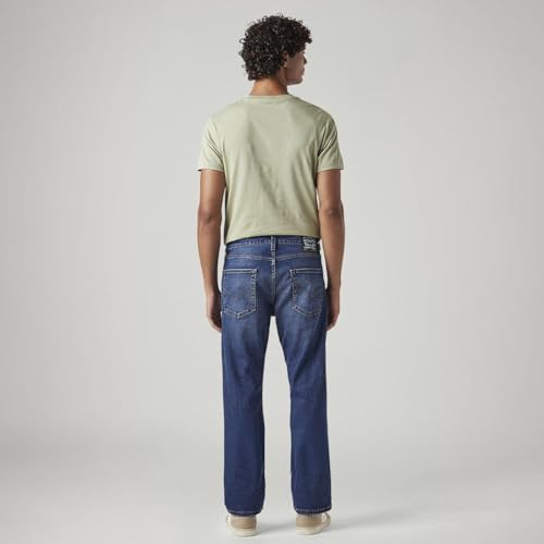 Image of Levi's Men's 513 Mid Indigo Straight Fit Mid Rise Jeans