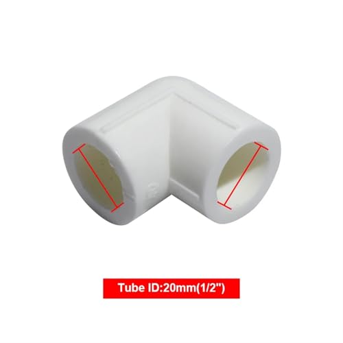 Junta PPR de 20mm con codo de 1/2 resistente para suministro de agua 3