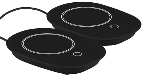 PEARL Kaffeetassenwärmer: 2er-Set USB-Tassenwärmer mit...