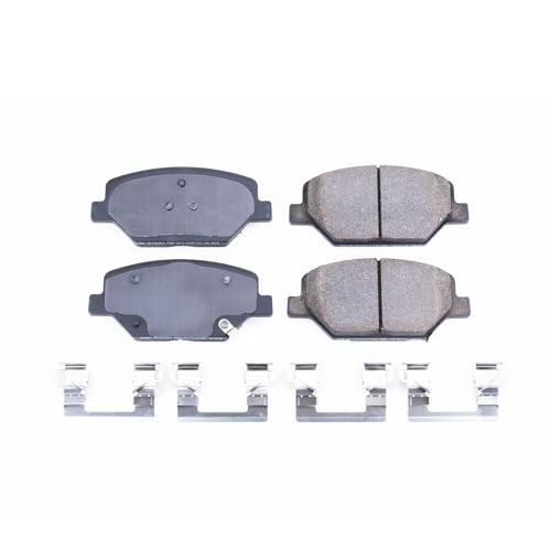 Image of PowerStop Front Brake Pads for Buick Envision 2016-20 |LaCrosse 2017-19 |Regal Sportback 2018-20 |Regal TourX 2018-20 |Cadillac XT4 2019 - Z17 Ceramic Brake Pads with Installation Hardware, 17-1886