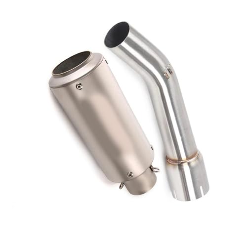 Escape Motorrad-Mittelrohr Und 51-mm-Schalldämpfer Aus Edelstahl Für Yamaha FZ1 2006–2015