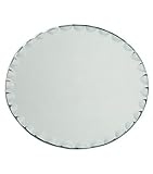 Darice Round Glass Mirror with Scallop Edge Bulk, 8