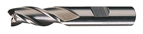 Image of Cleveland C39739 HG-3 High Speed Steel Single End 3-Flute Center Cutting Finisher End Mill