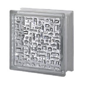 7.5 x 7.5 x 3 Basic Maya Glass Block