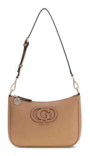Sac à épaule Isola GUESS beige fini le désordre dans votre sac
