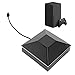 ASHATA Ventilador de Refrigeración para Xbox Series X, Cubierta de Ventilador de Refrigeración para Consola Xbox 12W 3 Velocidades de Viento Interruptor Táctil Consola Ajustable Ventilador de(Negro)