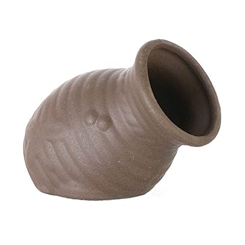 Norgail Ceramic Jar Decor Aquarium Ornament Cave Cichlid Bonsai Vase Hide Cover