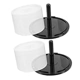 COHEALI 2 piezas Cubo de Almacenamiento para y Dvds de Plástico de Unidades Capacidad para Discos Contenedor Vacío Resistente y Protector para Organizar Colecciones Escritorio o