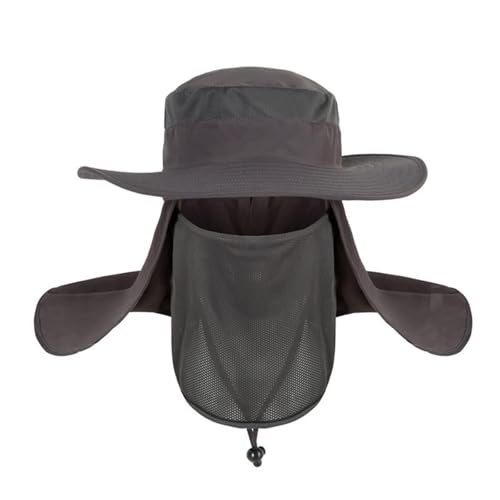 Chapeau de soleil pliable UPF 50+ avec rabat de cou réglable pour homme et femme