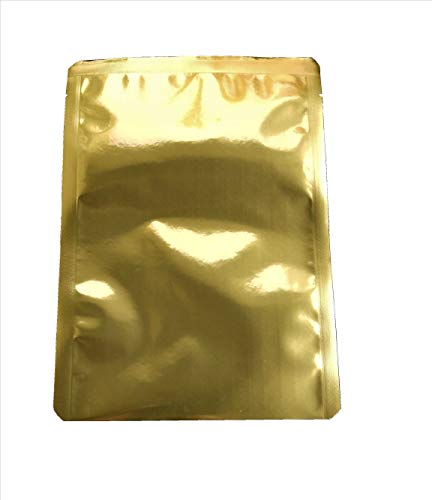 Retort Pouches Bags for Retort Pressure Canning (100, 1/2 PINT 6 x 8 inch) Gold