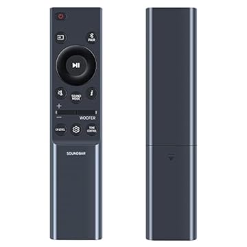 AH81-15047A Soundbar Substituído Controle Remoto Compatível com Alto-falante Samsung Sound Bar HW-Q710B HW-Q750B HW-Q800B/ZA HW-Q810B HW-Q910B HW-Q990B HW-Q990B/ZA HW-Q930B HW-Q935B HW-Q6CB HW-Q600 0B